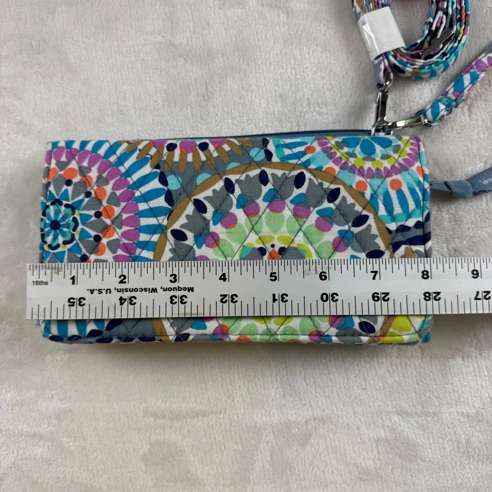 Vera Bradley Sunny Medallion Backpack Wallet Coin Purse Set Quilted Boho 4 piece